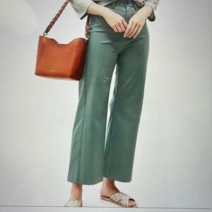 SEA NY sage stella Wide-Leg high waist cropped Pants